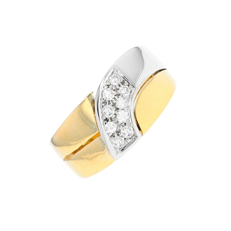 Acheter Bague diamants 0.27 carat 2 ors 8.15g Comme neuf - 1500,00 € Bague diamants 0.27 carat 2 ors 8.15g Comme neuf - reconditionné disponible sur Gemme Les Bijoux